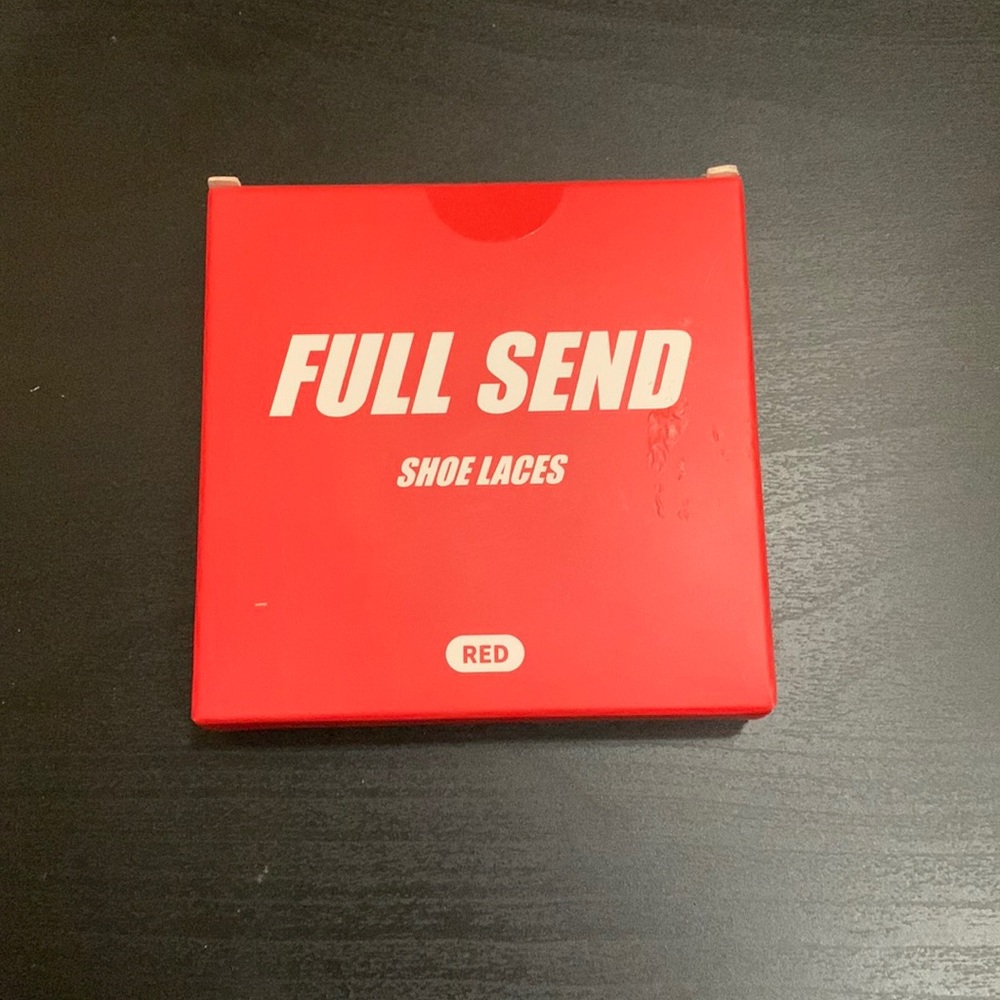 Full Send Shoe Laces (Red)